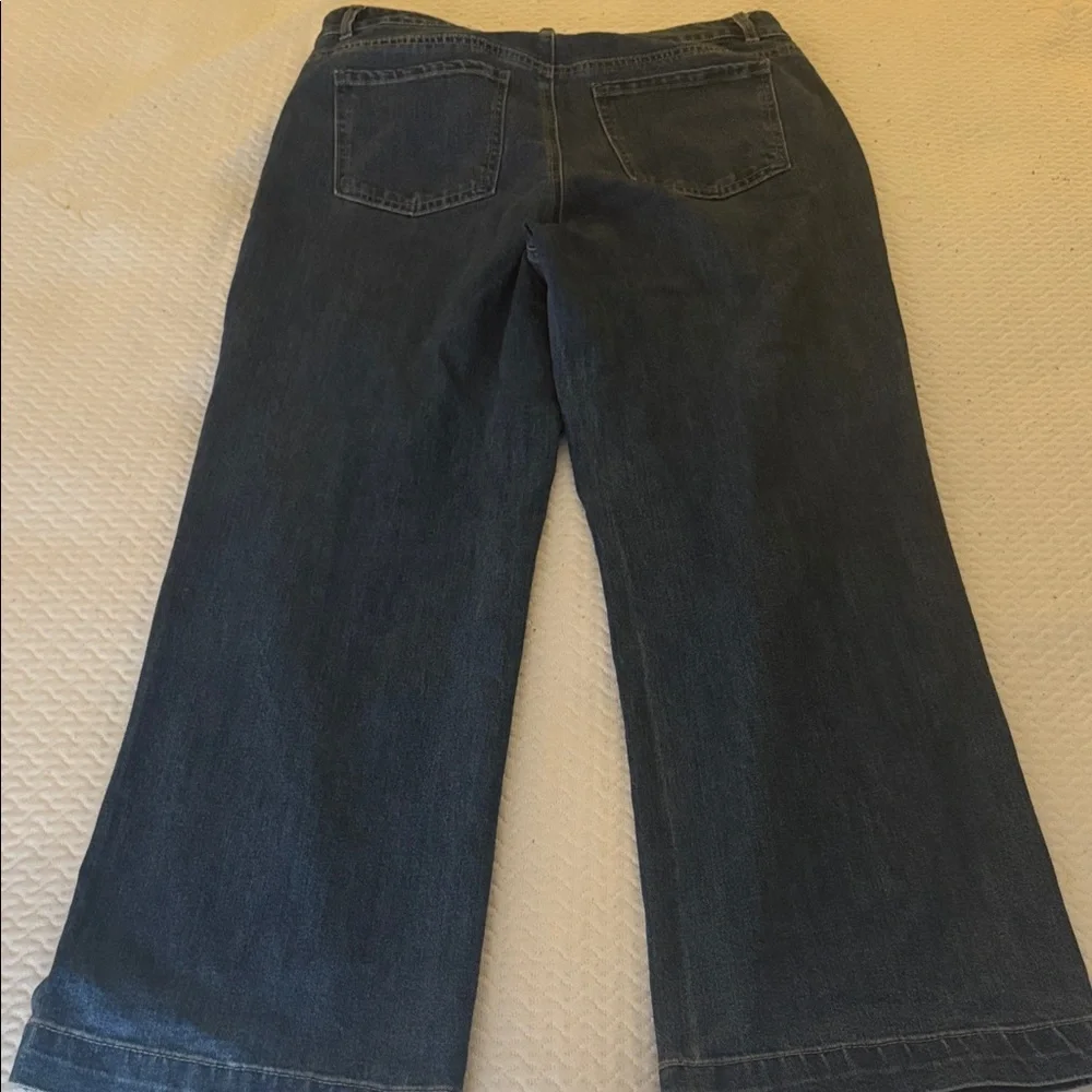 Rachel Zoe Women’s  Relaxed Fit Jeans in Deep Blue - Picture 3 of 4